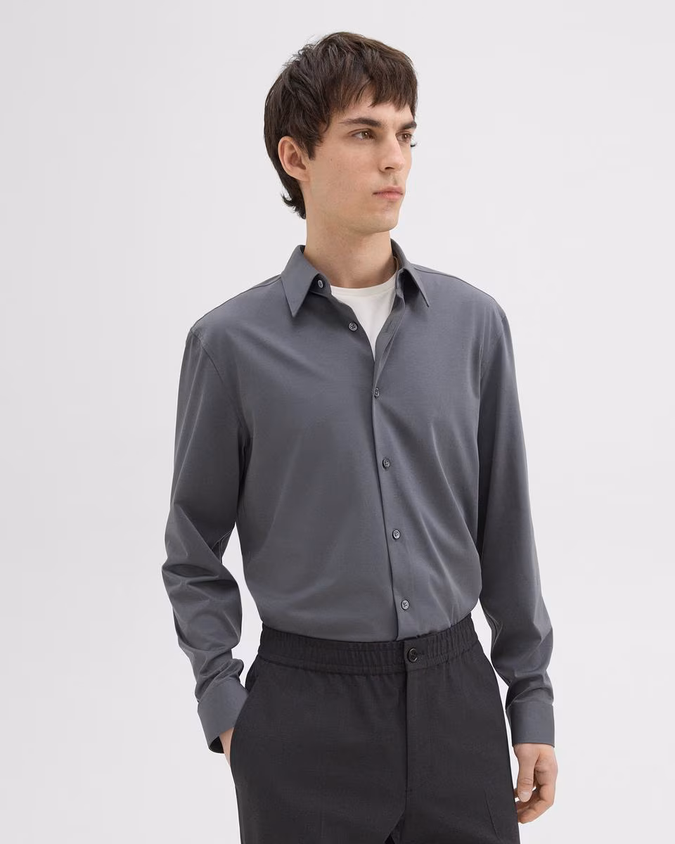 Sylvain Shirt in Structure Knit