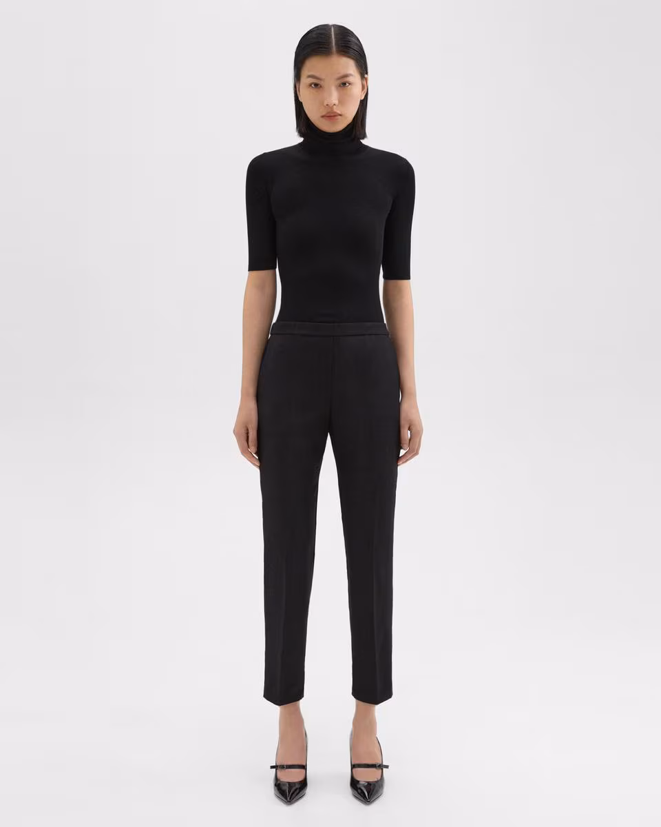 Treeca Pull-On Pant in Sleek Flannel