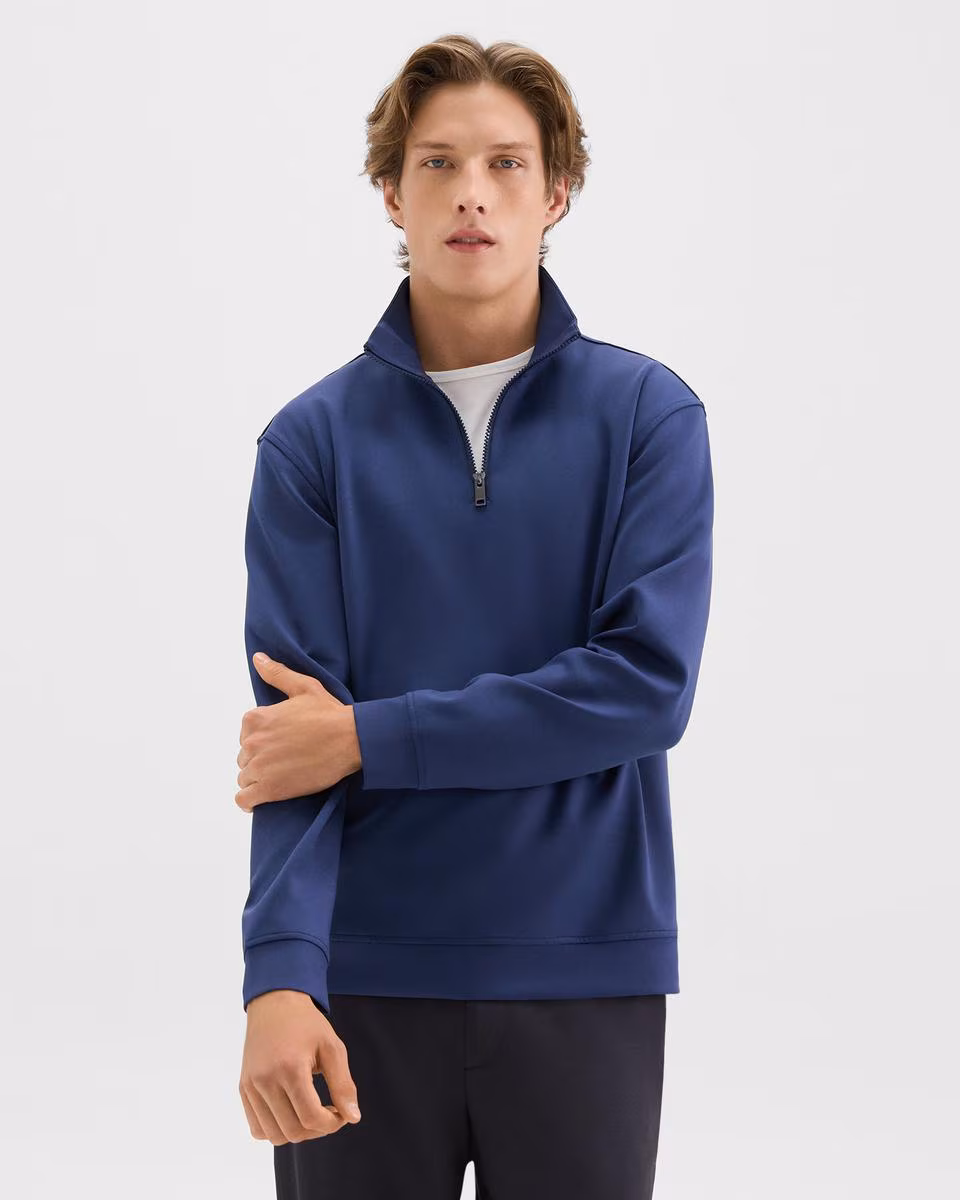 Quarter-Zip Sweatshirt in Scuba