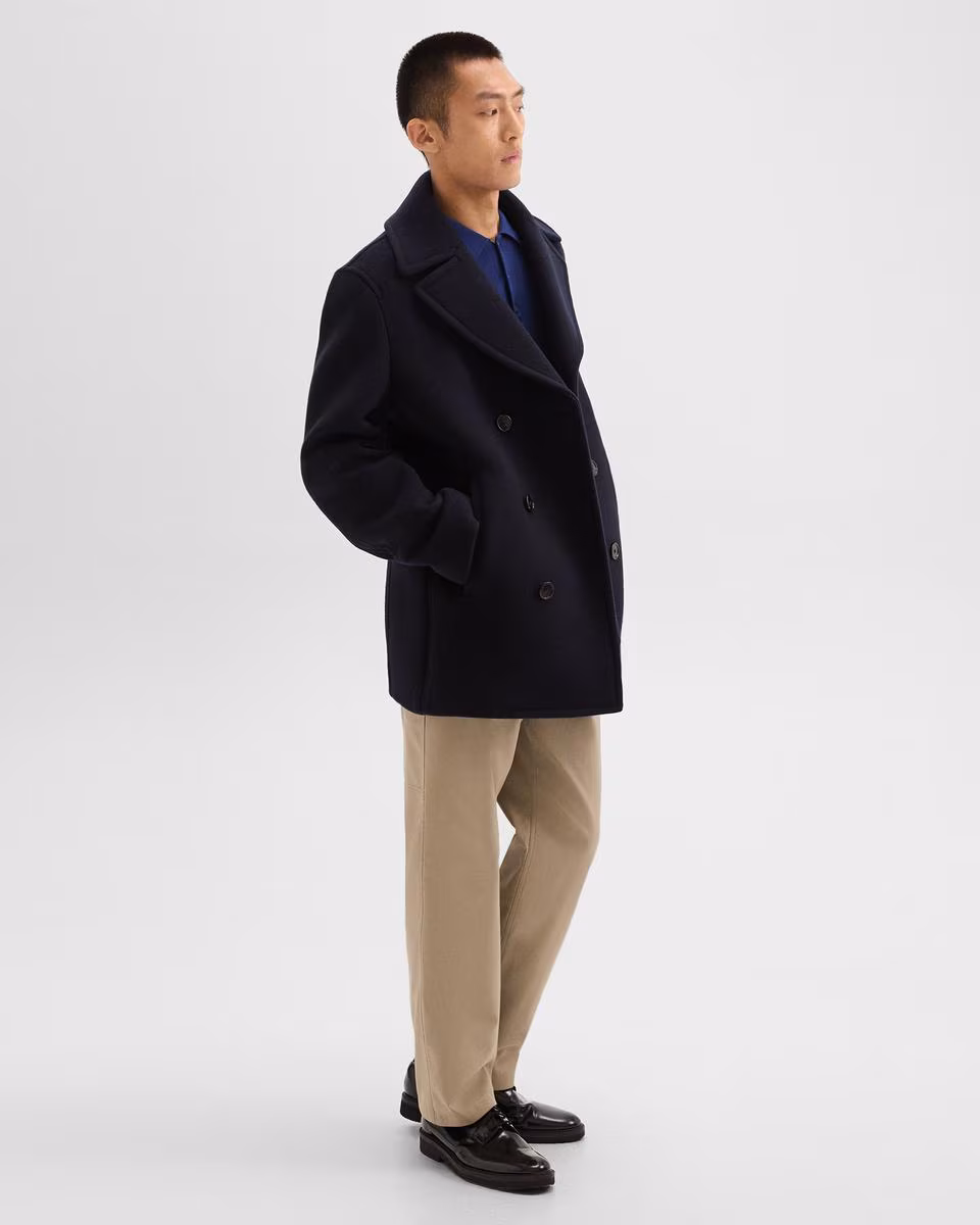 Peacoat in Recycled Wool