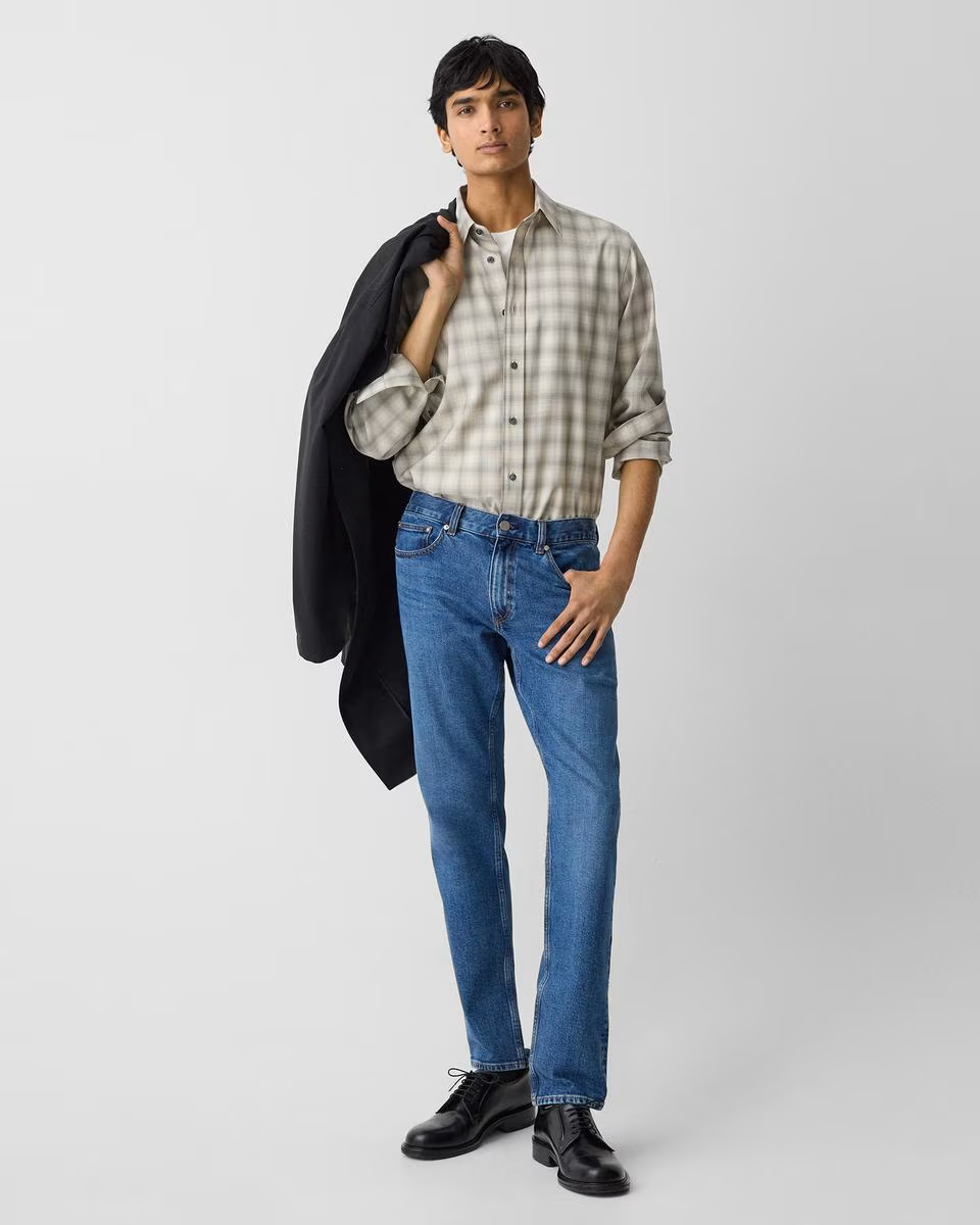 Irving Shirt in Checked Wool