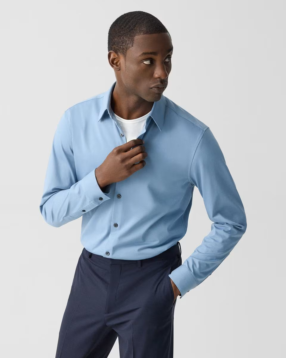 Sylvain Shirt in Structure Knit