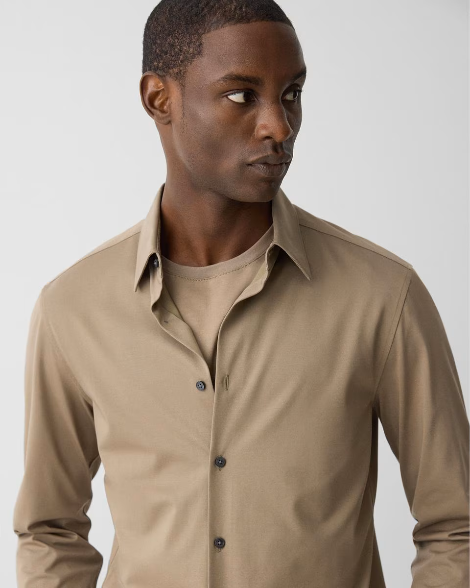 Sylvain Shirt in Structure Knit