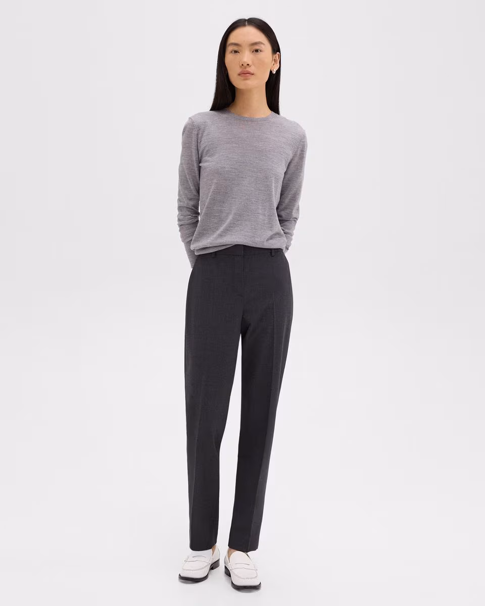 Treeca Full Length Pant in Good Wool