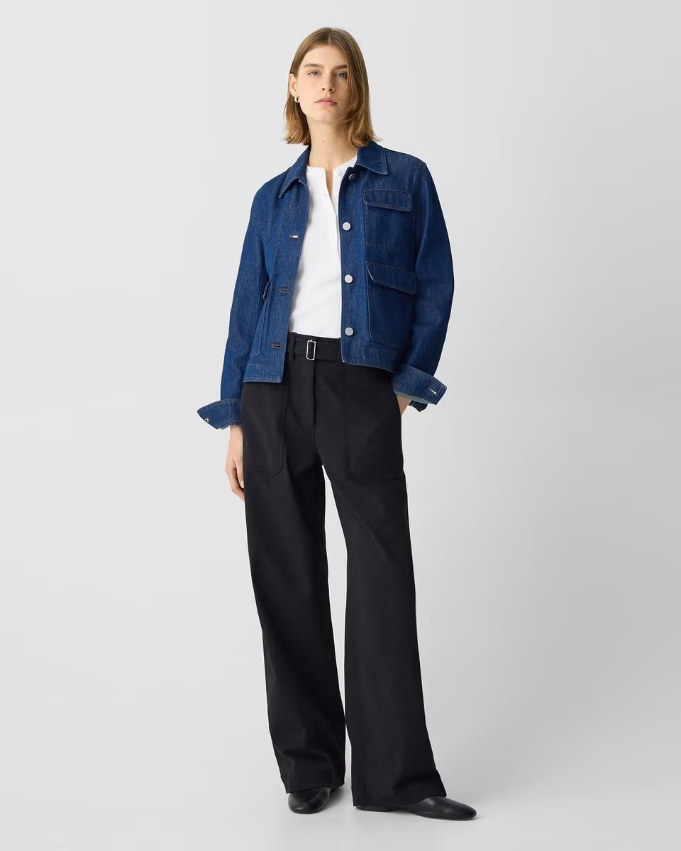 31'' Utility Wide-Leg Pant in Neoteric Twill