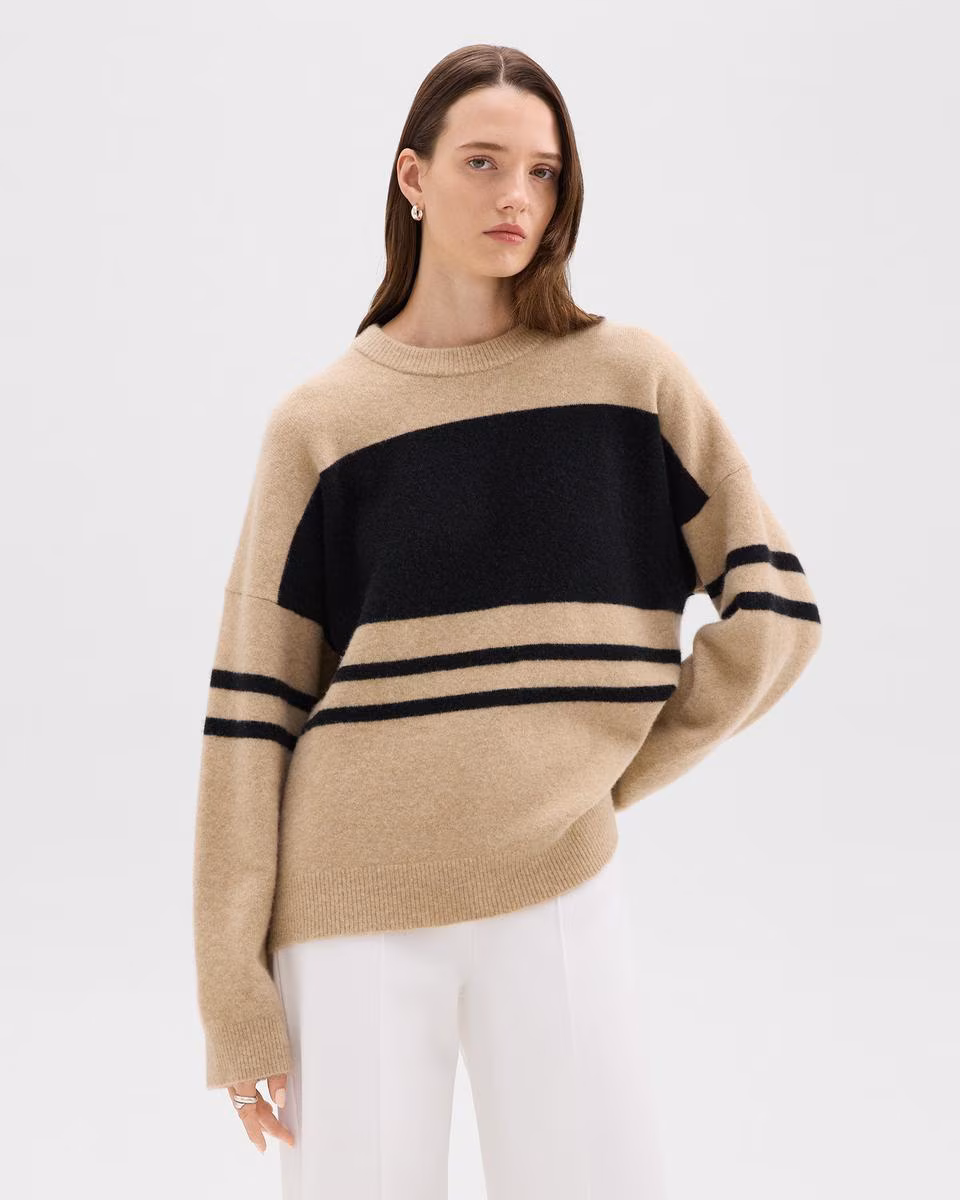 Colorblock Sweater in Astor Wool