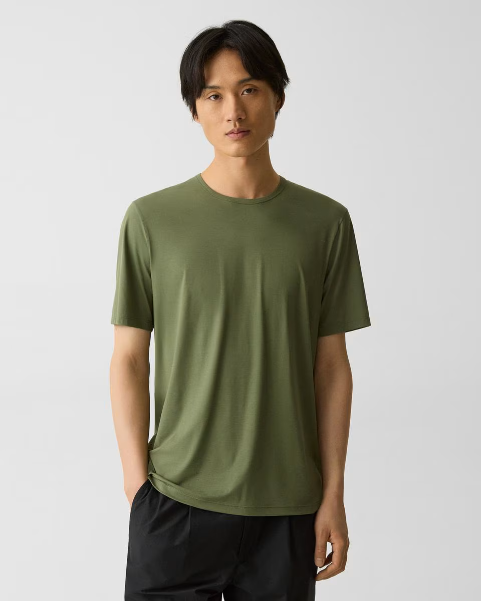 Crewneck Tee in Perform Jersey