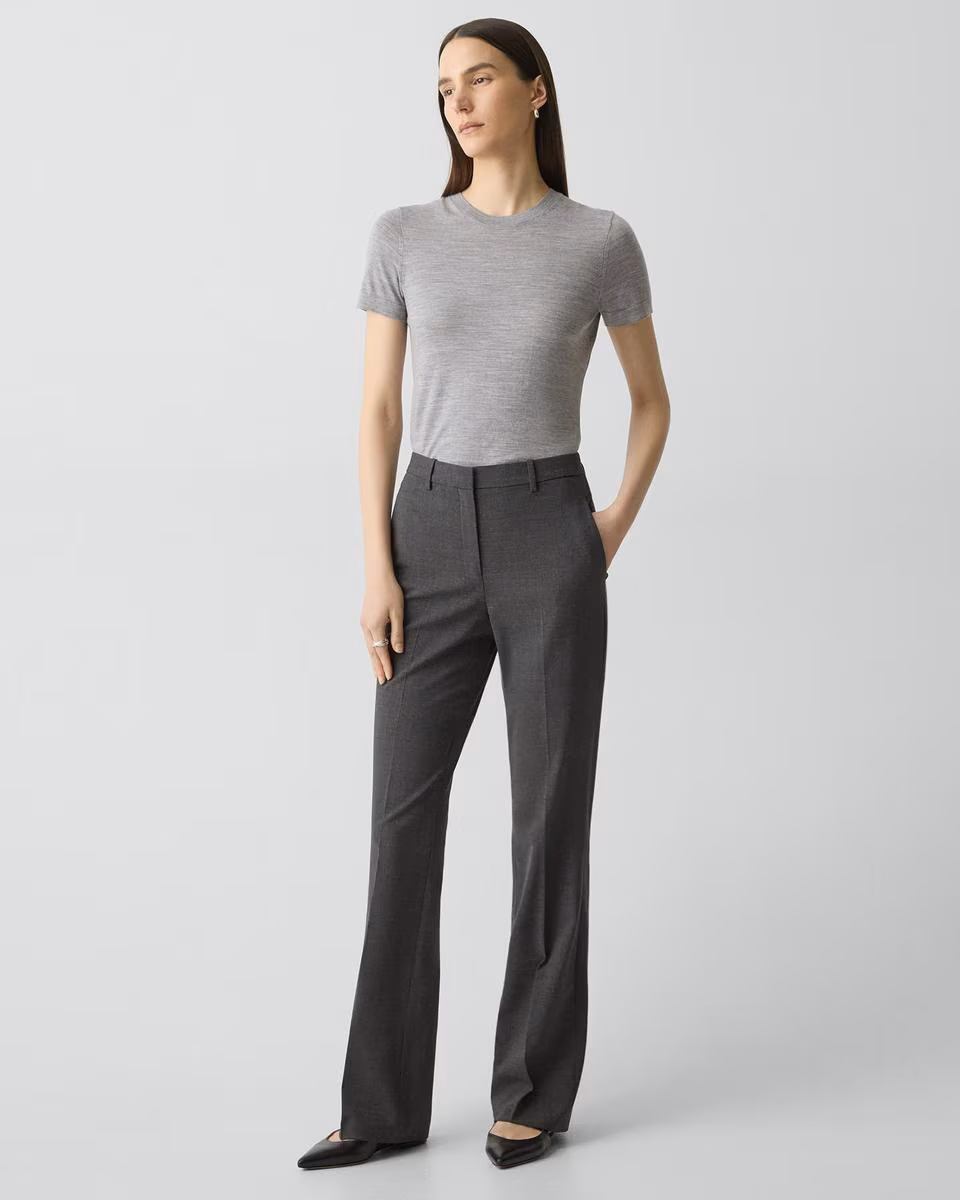 33.5'' Flared Pant in Good Wool