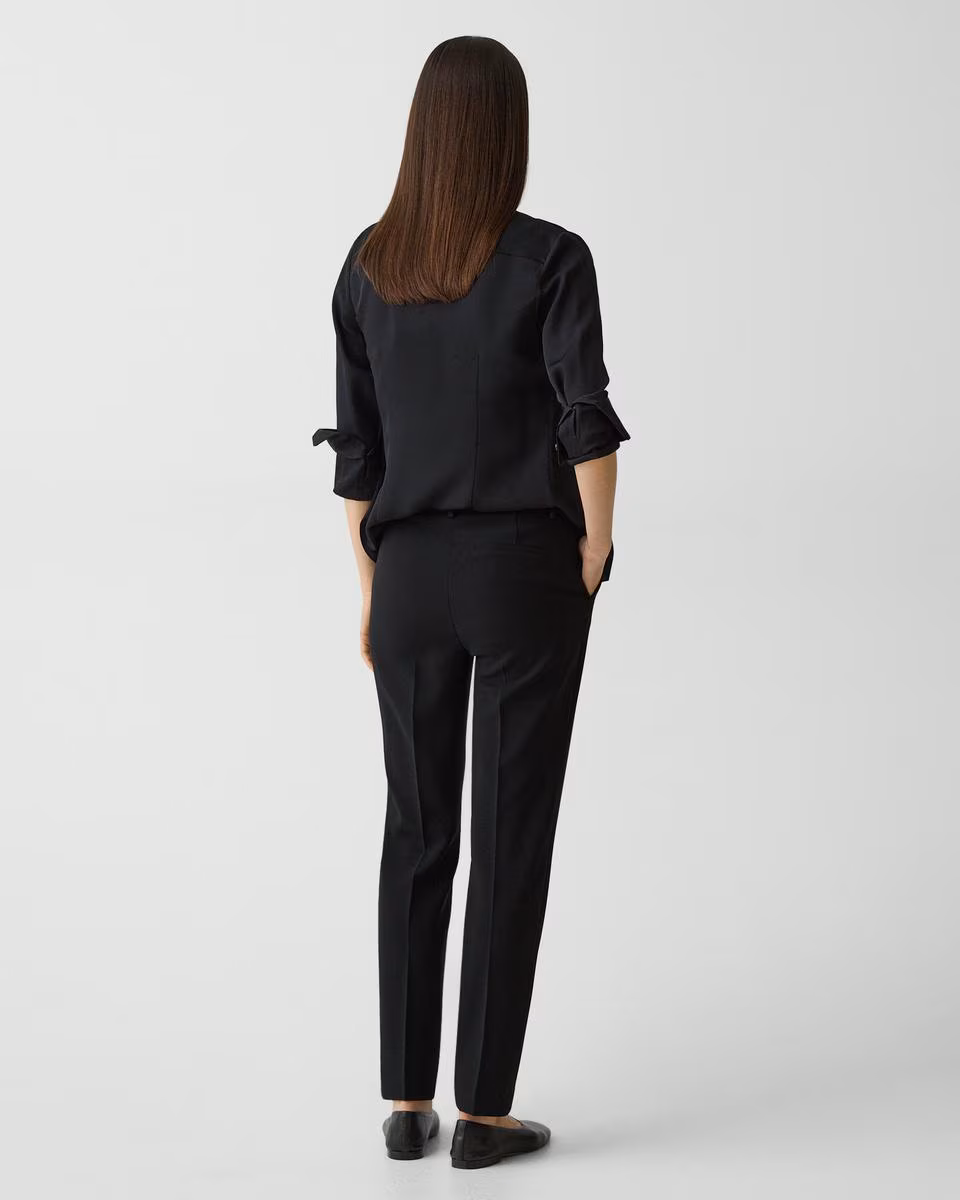 Treeca Full Length Pant in Admiral Crepe