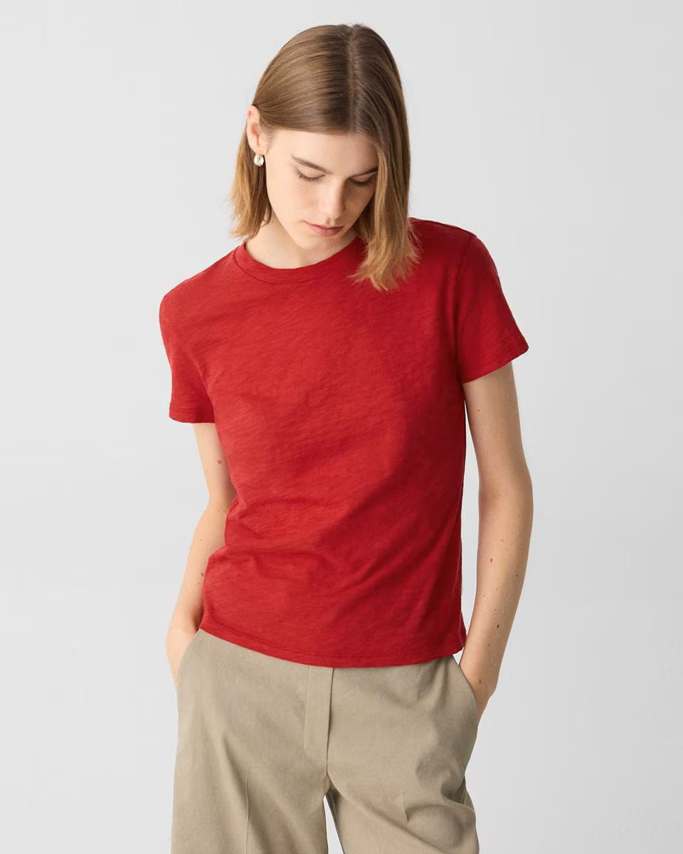 Tiny Tee in Organic Slub Cotton