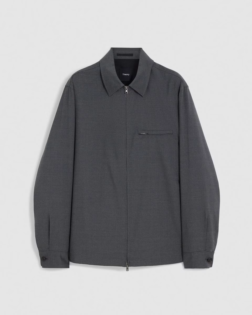 Shirt Jacket in Motion Wool