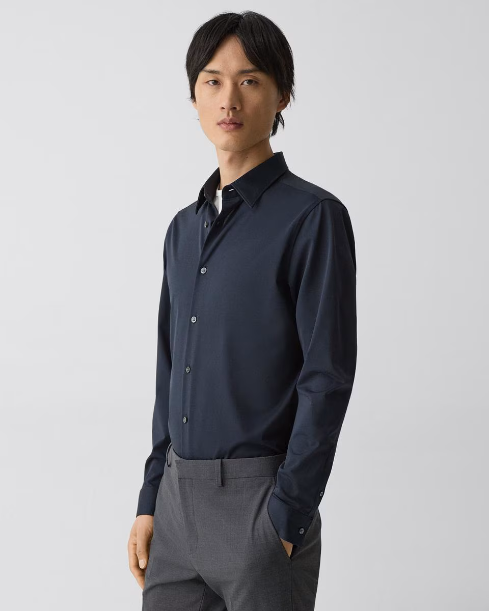 Sylvain Shirt in Structure Knit