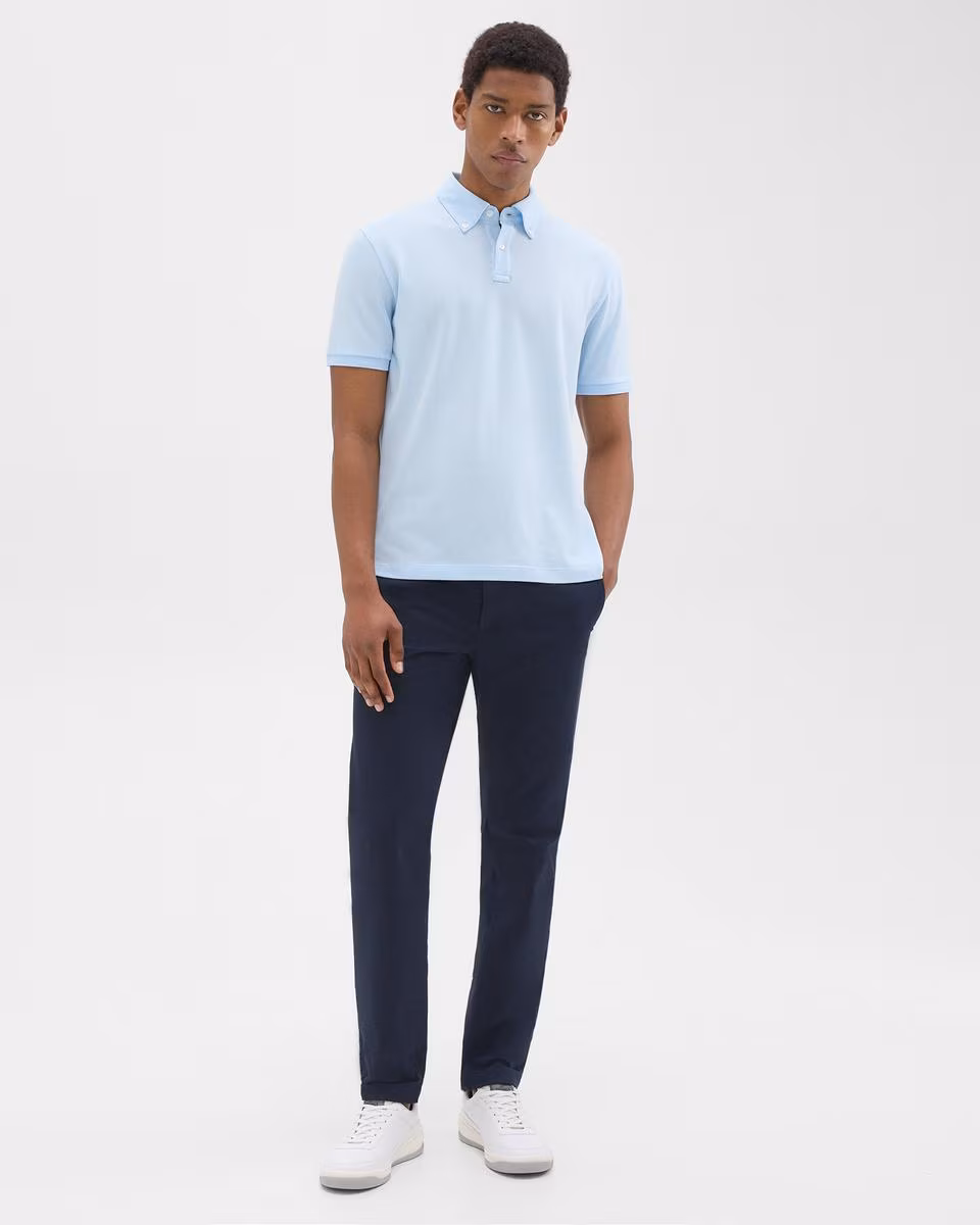 Tailored Polo Shirt in Function Piqué