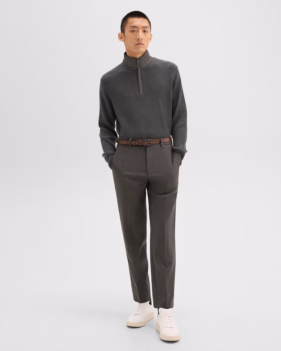 Relaxed Pant in Wool Gabardine