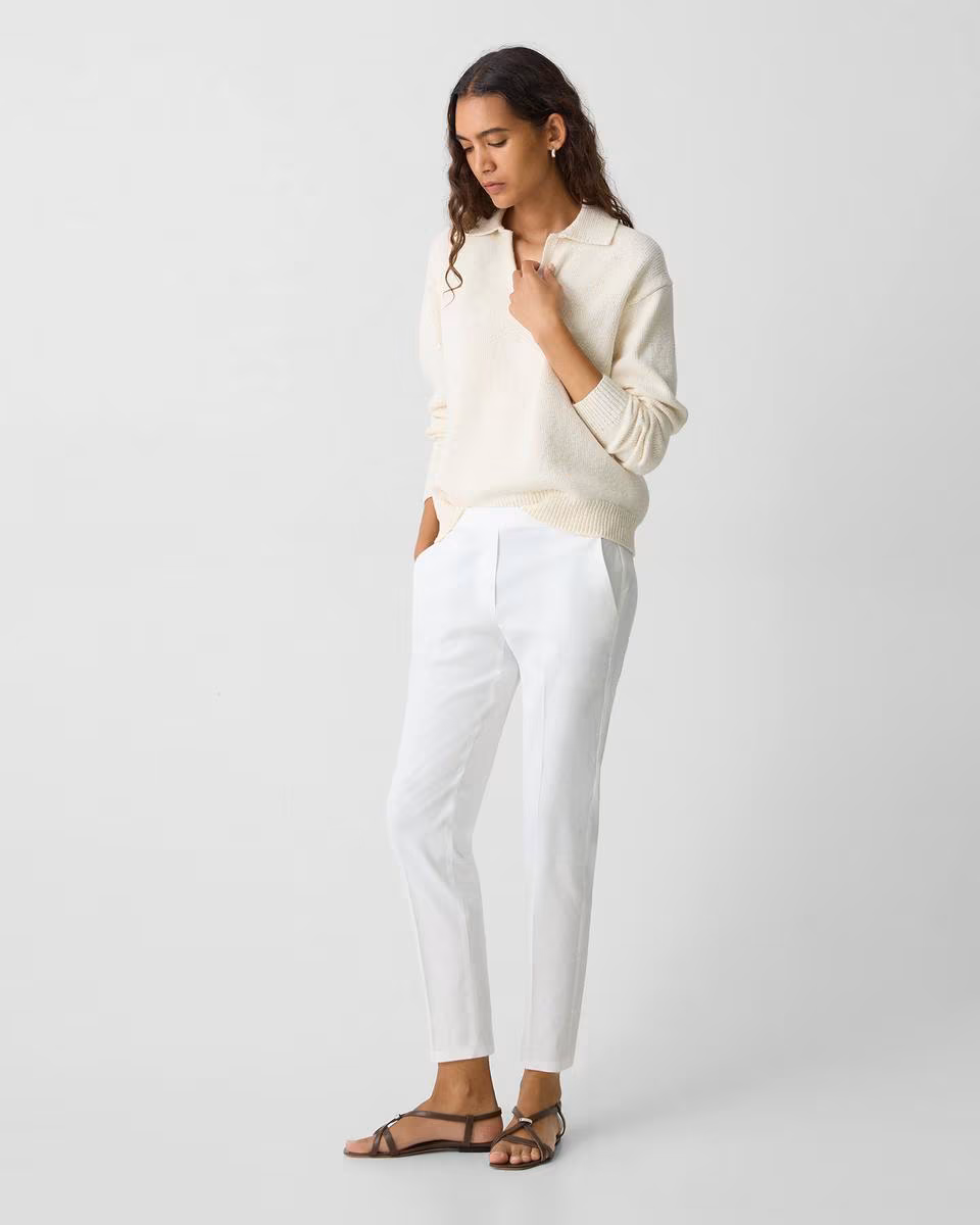 Treeca Pull-On Pant in Good Linen