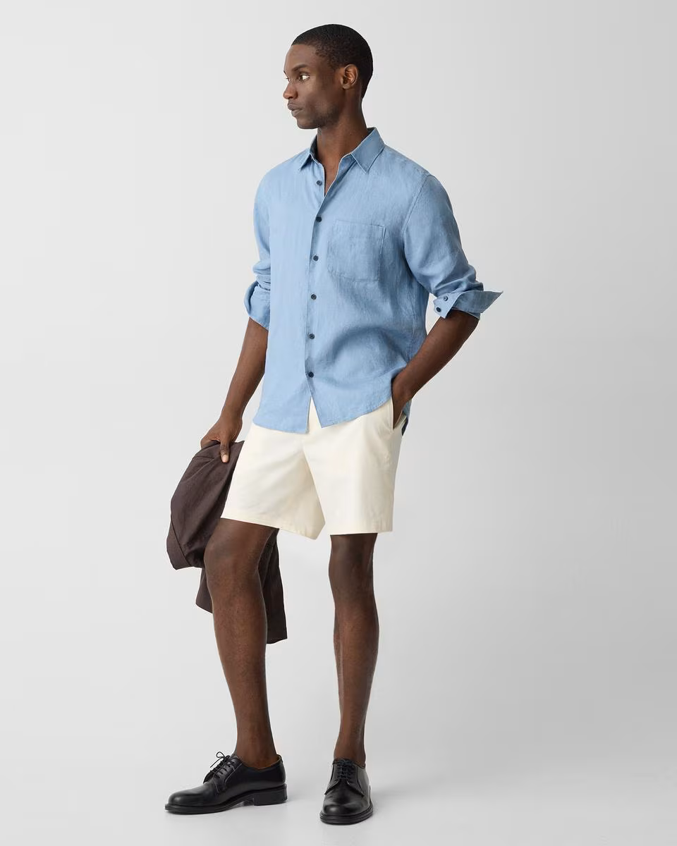 Curtis Drawstring Short in Good Linen