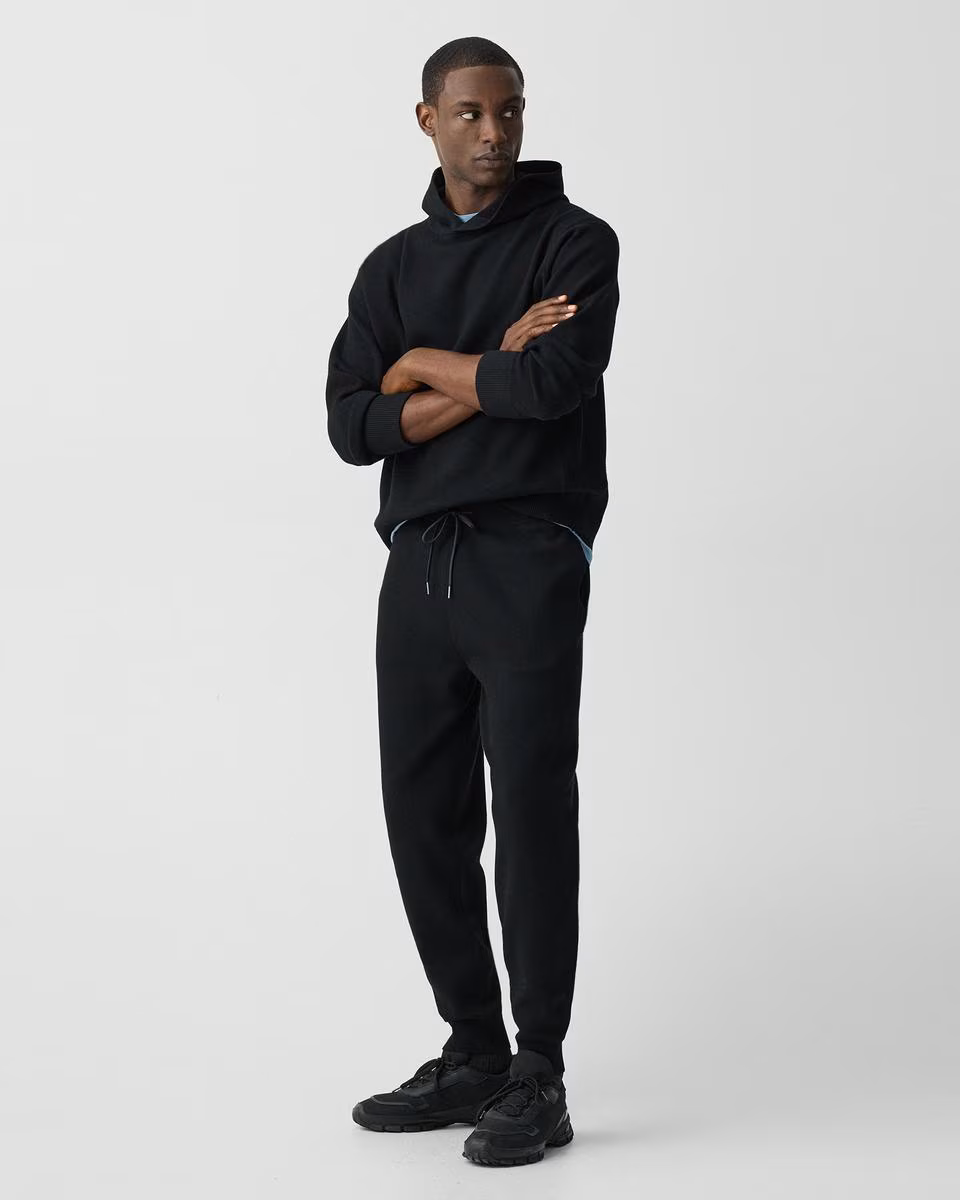 Drawstring Jogger in Fine Bilen