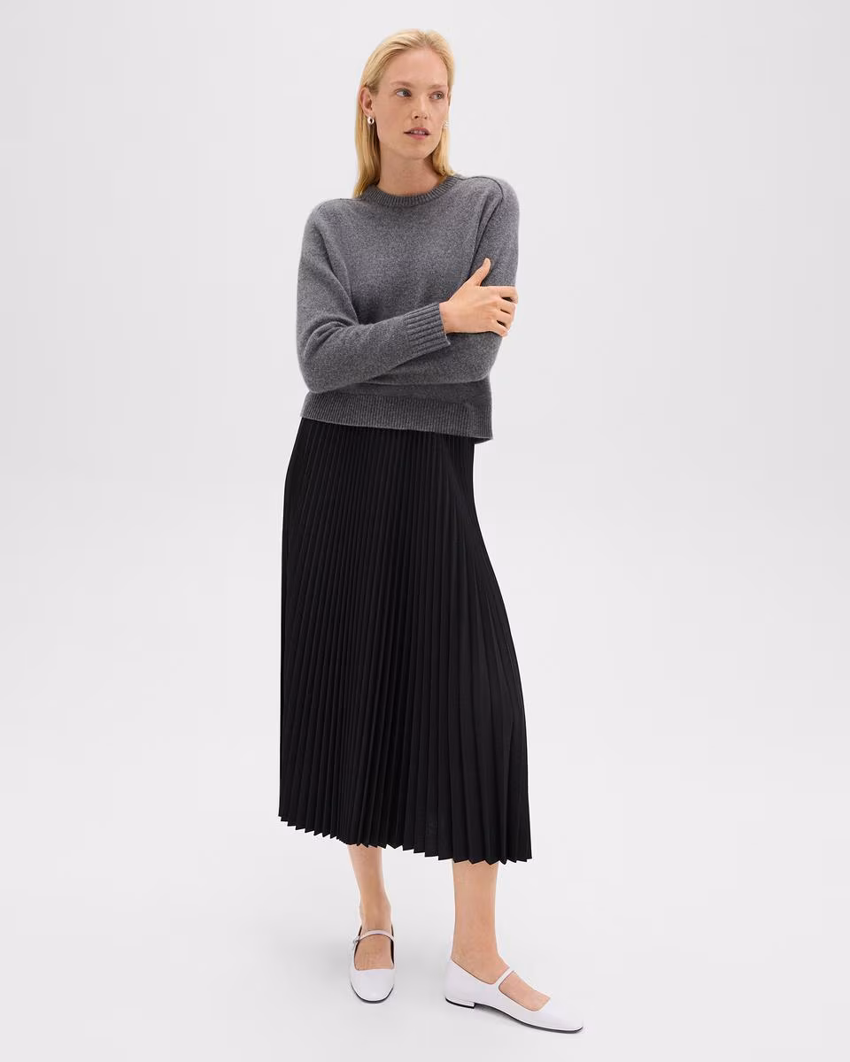 Cropped Sweater in Cashmere
