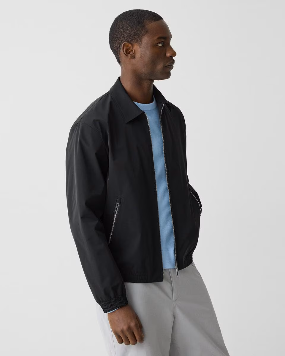 Blouson Zip Jacket in Foundation Twill