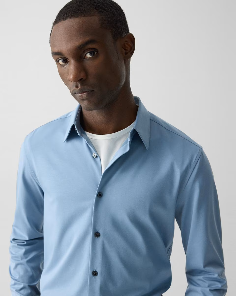 Sylvain Shirt in Structure Knit