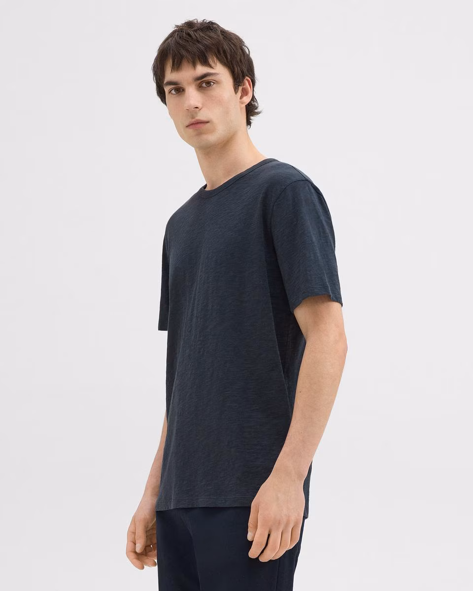 Essential Tee in Cosmos Slub Cotton