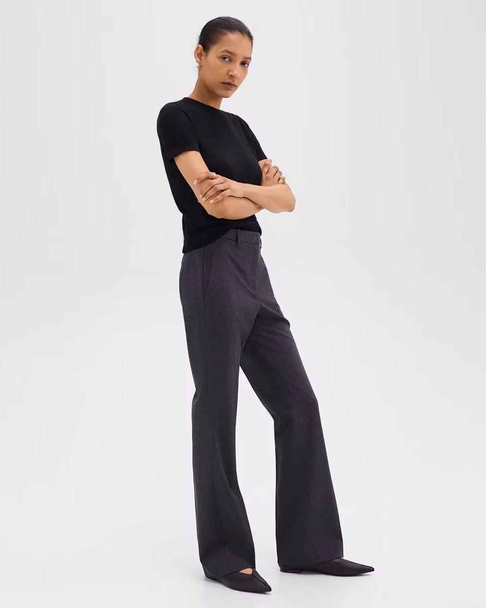 33.5'' Flared Pant in Good Wool