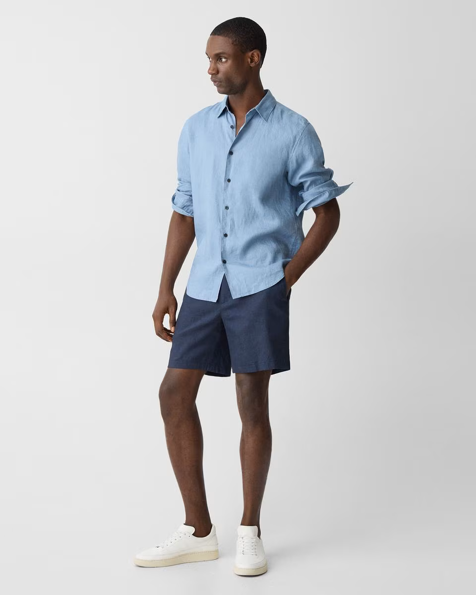 Curtis Drawstring Short in Good Linen