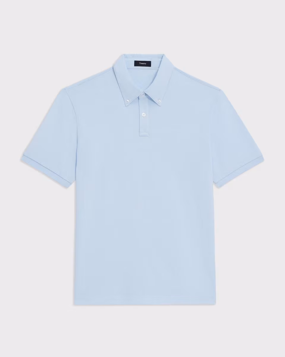 Tailored Polo Shirt in Function Piqué