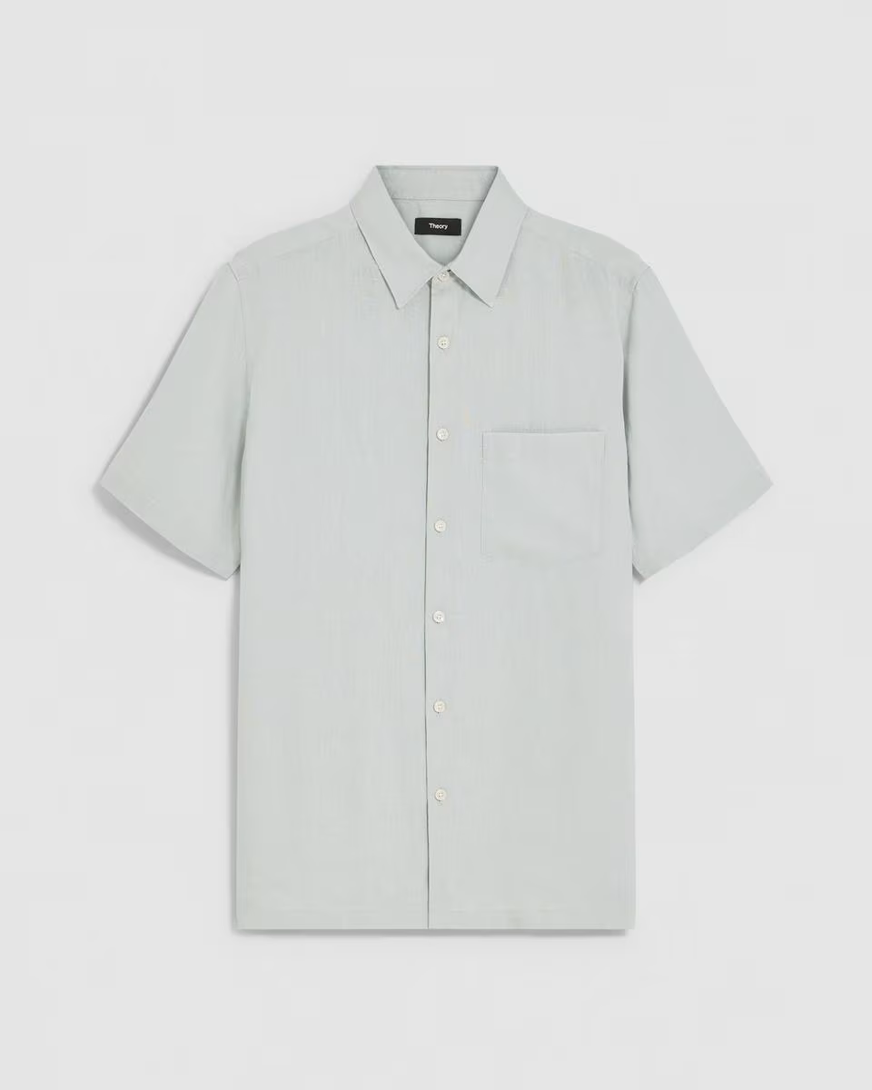 Irving Short-Sleeve Shirt in Relaxed Linen