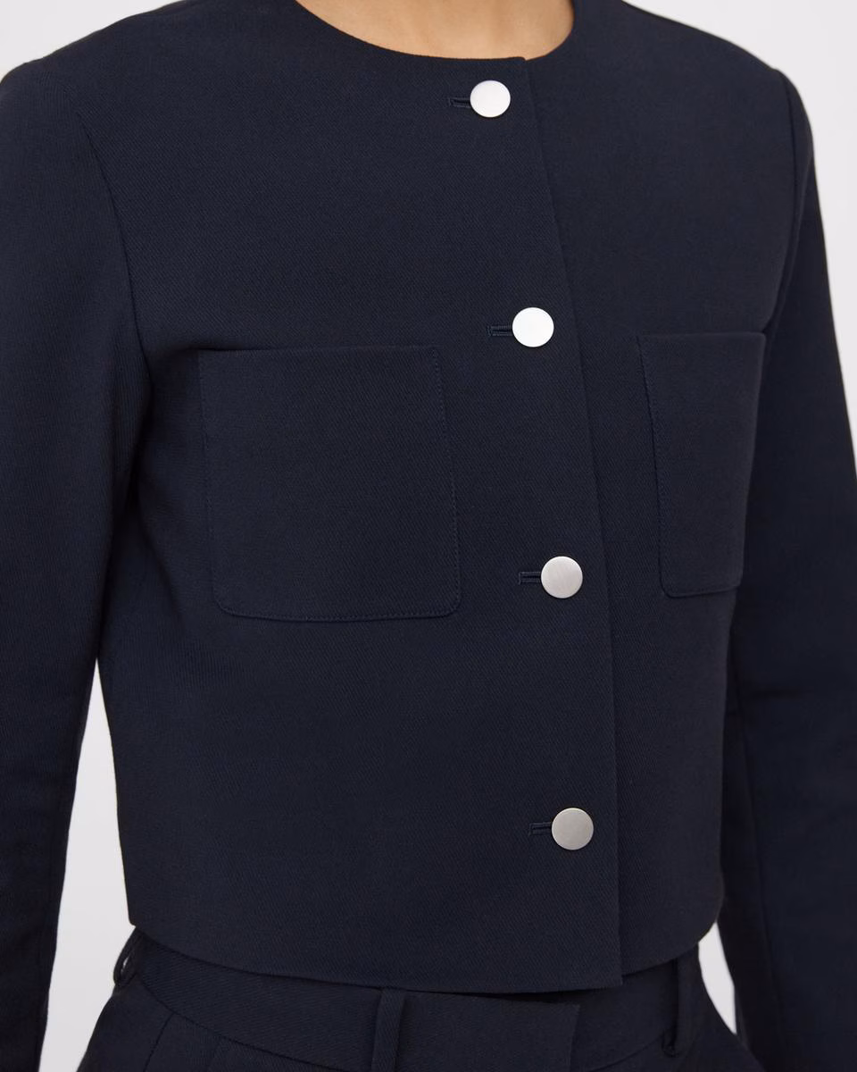 Cropped Jacket in Neoteric Twill