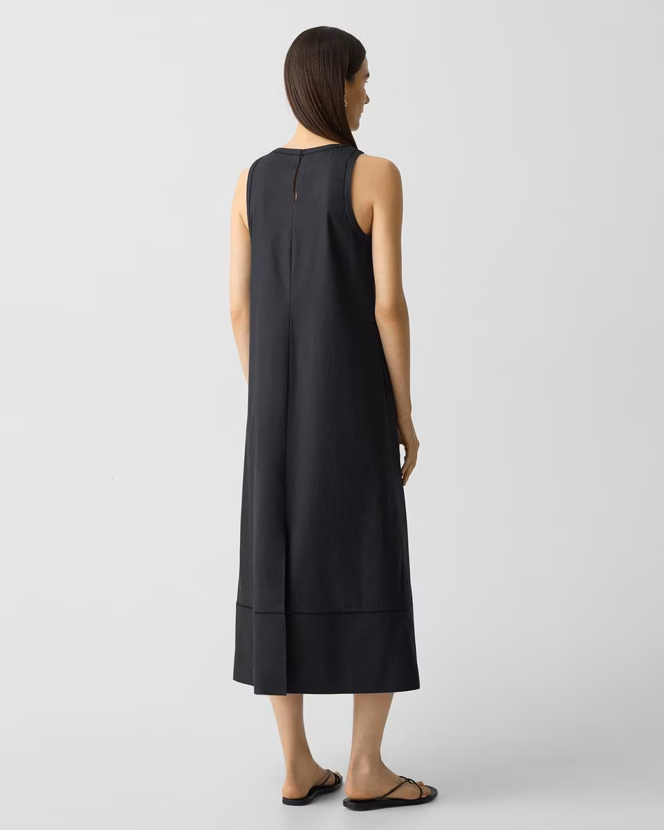 Maxi Tank Dress in City Poplin