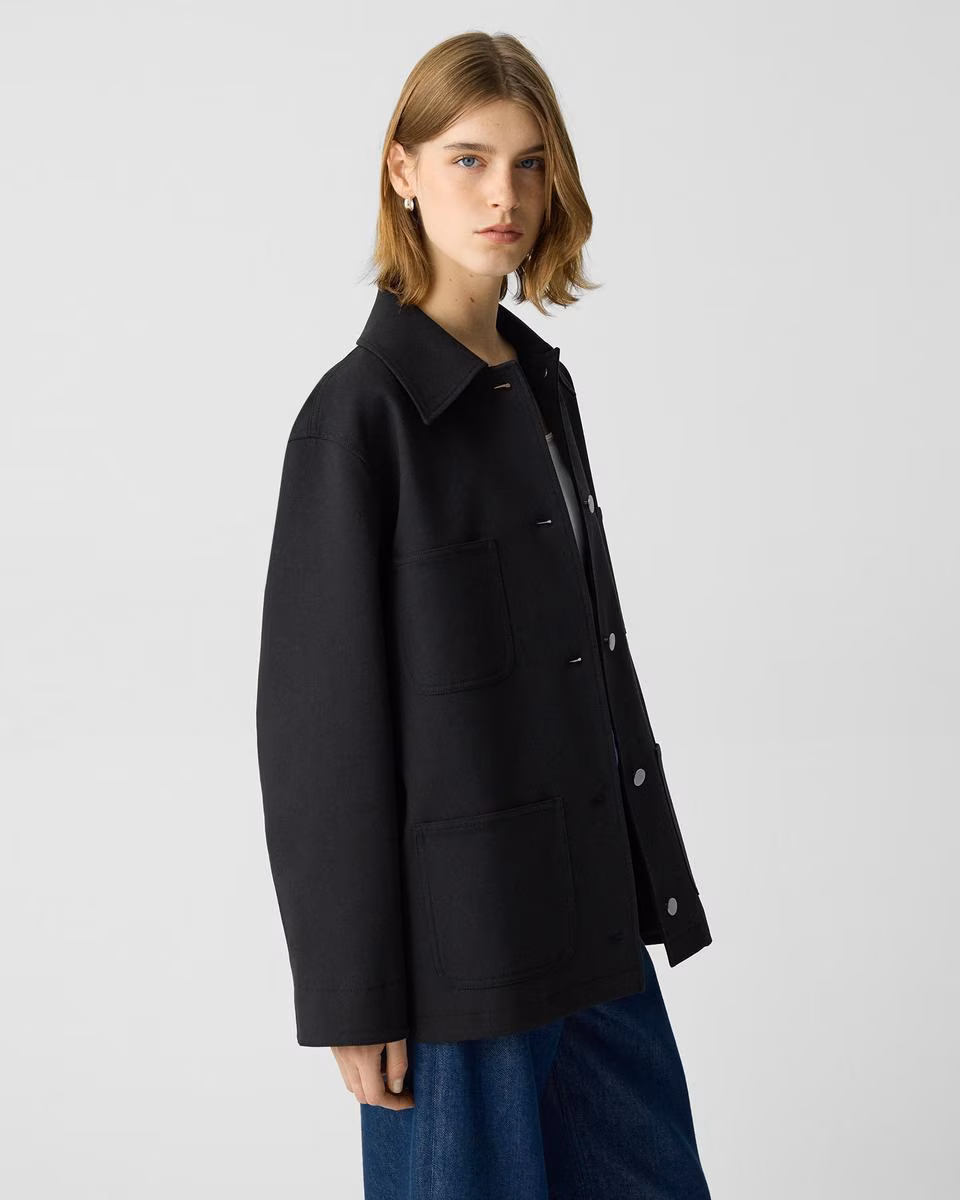 Oversized Utility Jacket in Neoteric Twill