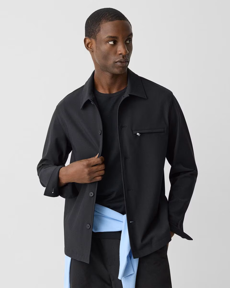 Overshirt in Precision Ponte