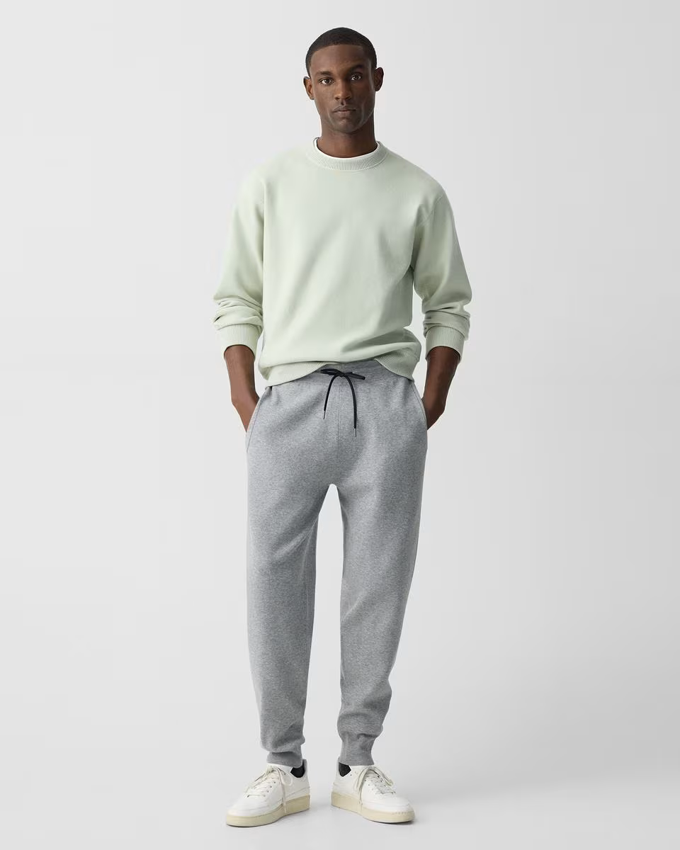 Drawstring Jogger in Fine Bilen