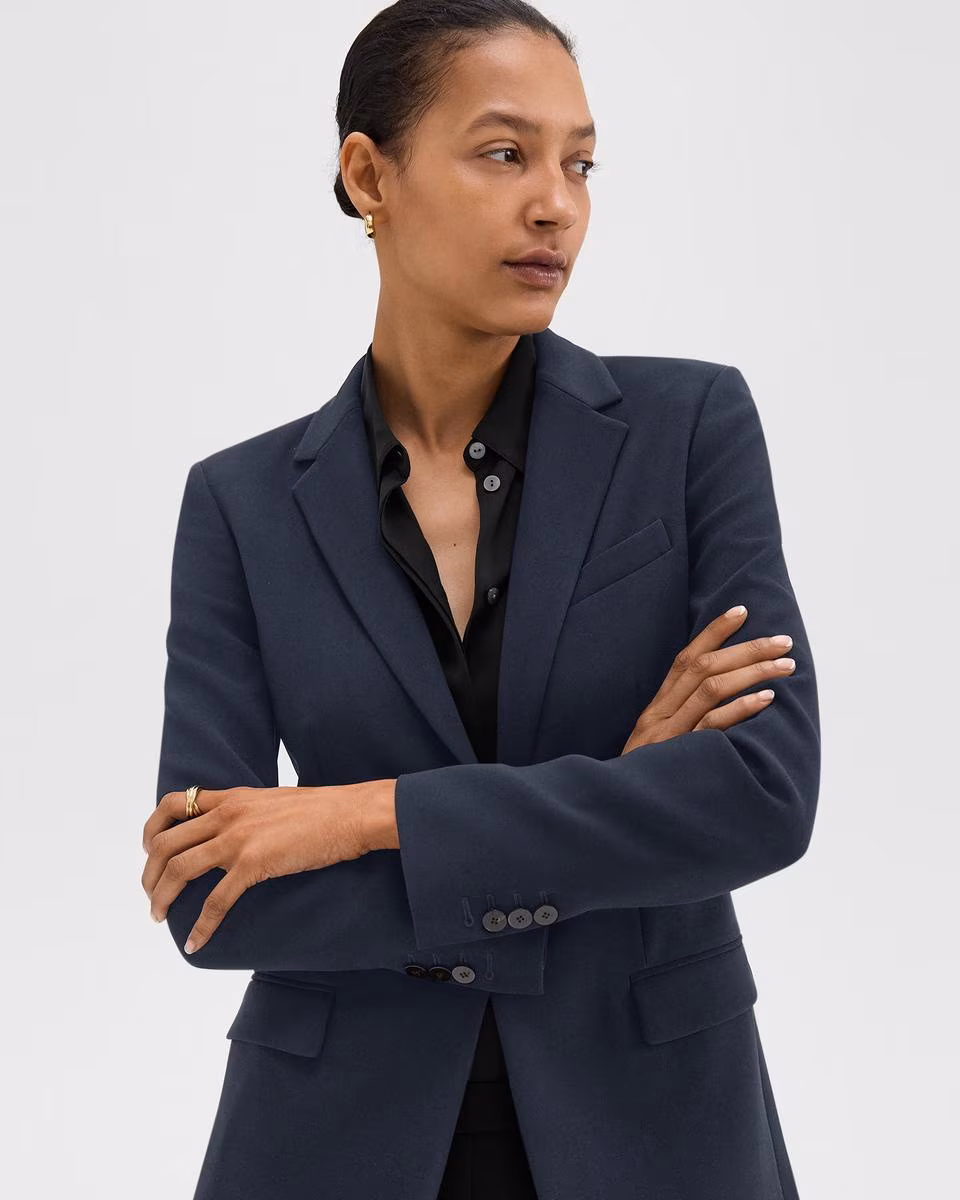 Staple Blazer in Admiral Crepe
