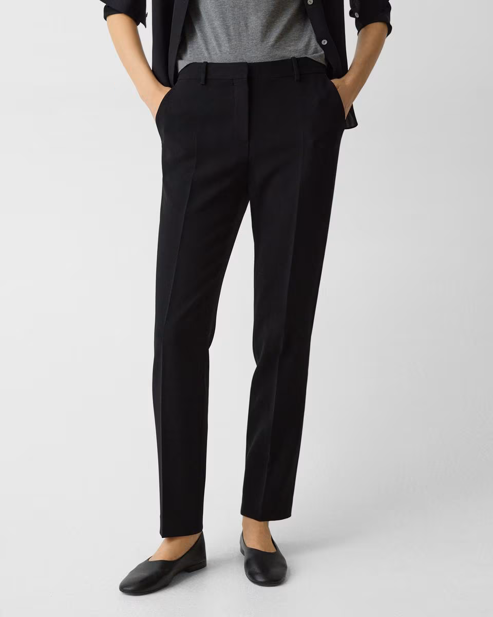 Treeca Full Length Pant in Admiral Crepe