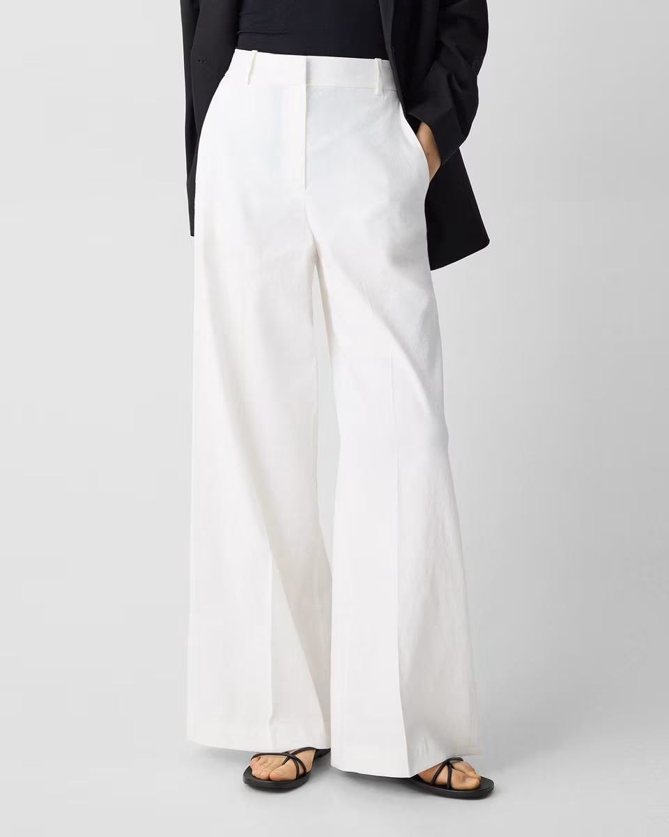 High-Waist Wide-Leg Pant in Good Linen