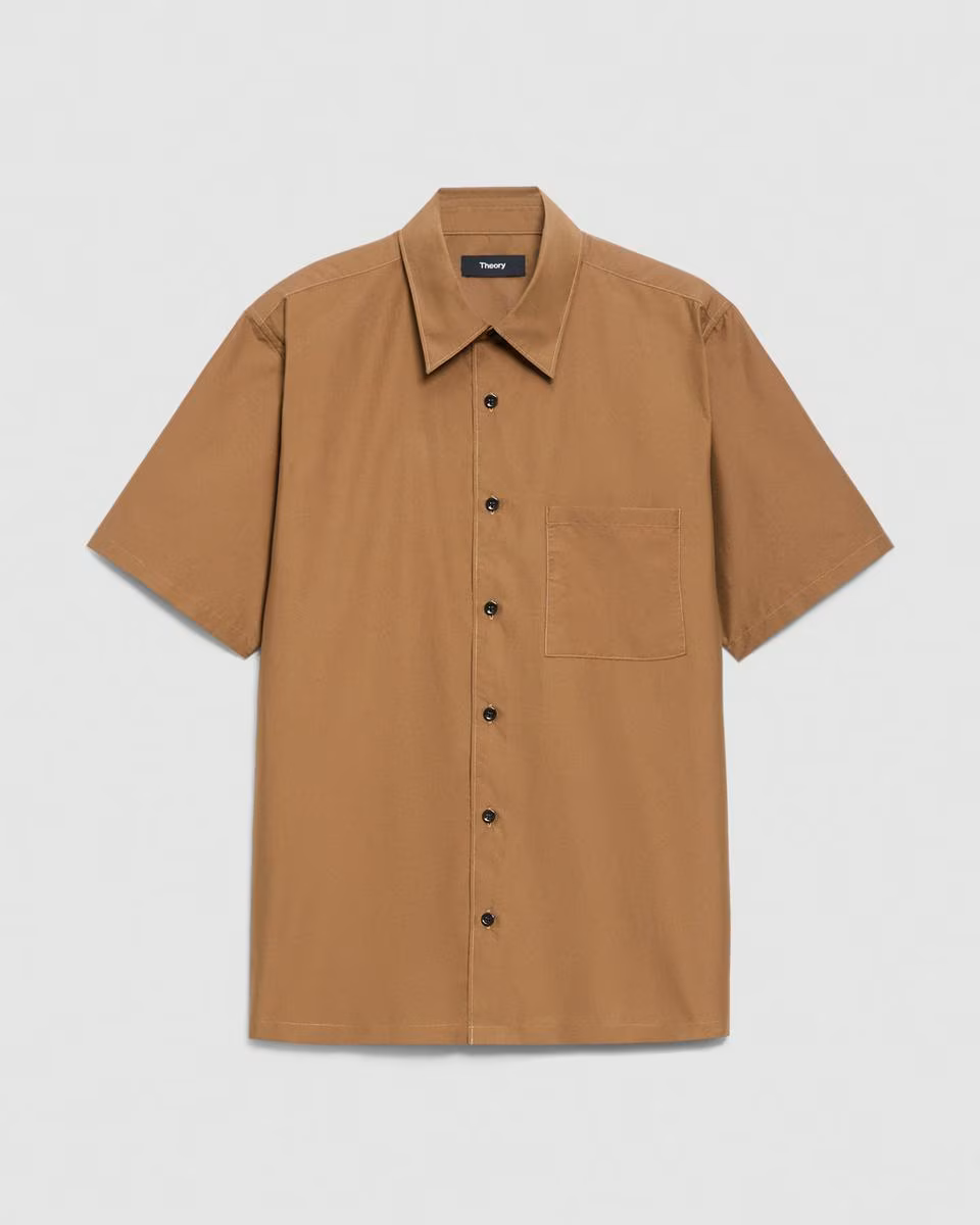 Noll Short-Sleeve Shirt in Cotton-Blend
