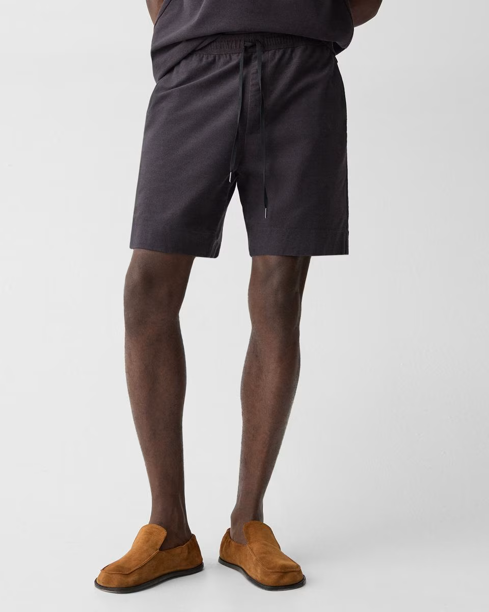 Drawstring Short in Terry Cotton