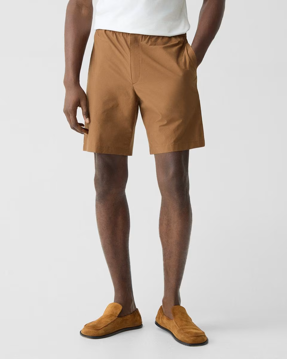 Drawstring Short in Cotton-Blend