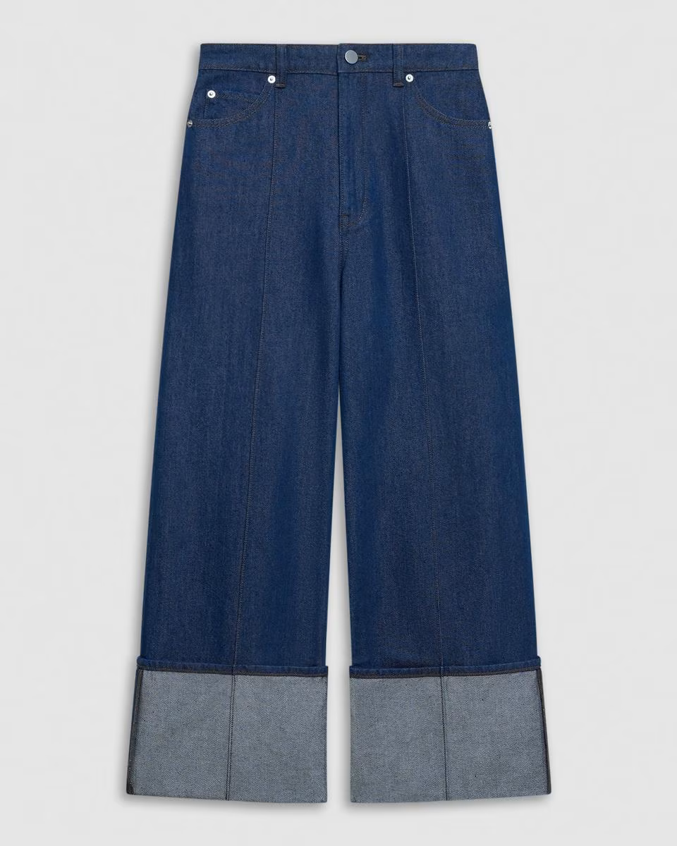 Cuffed Pant in Relaxed Denim