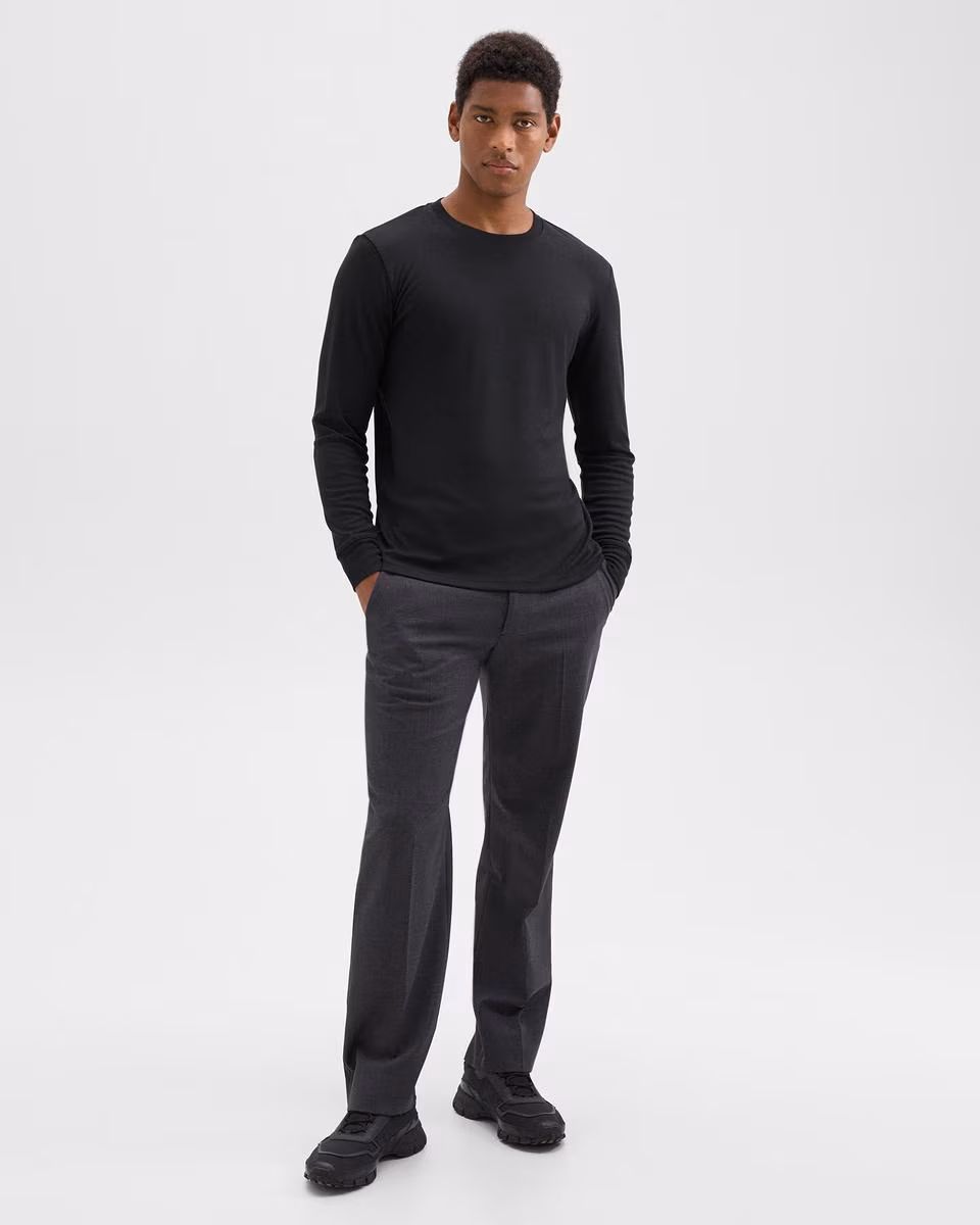 Essential Long-Sleeve Tee in Anemone Modal Jersey