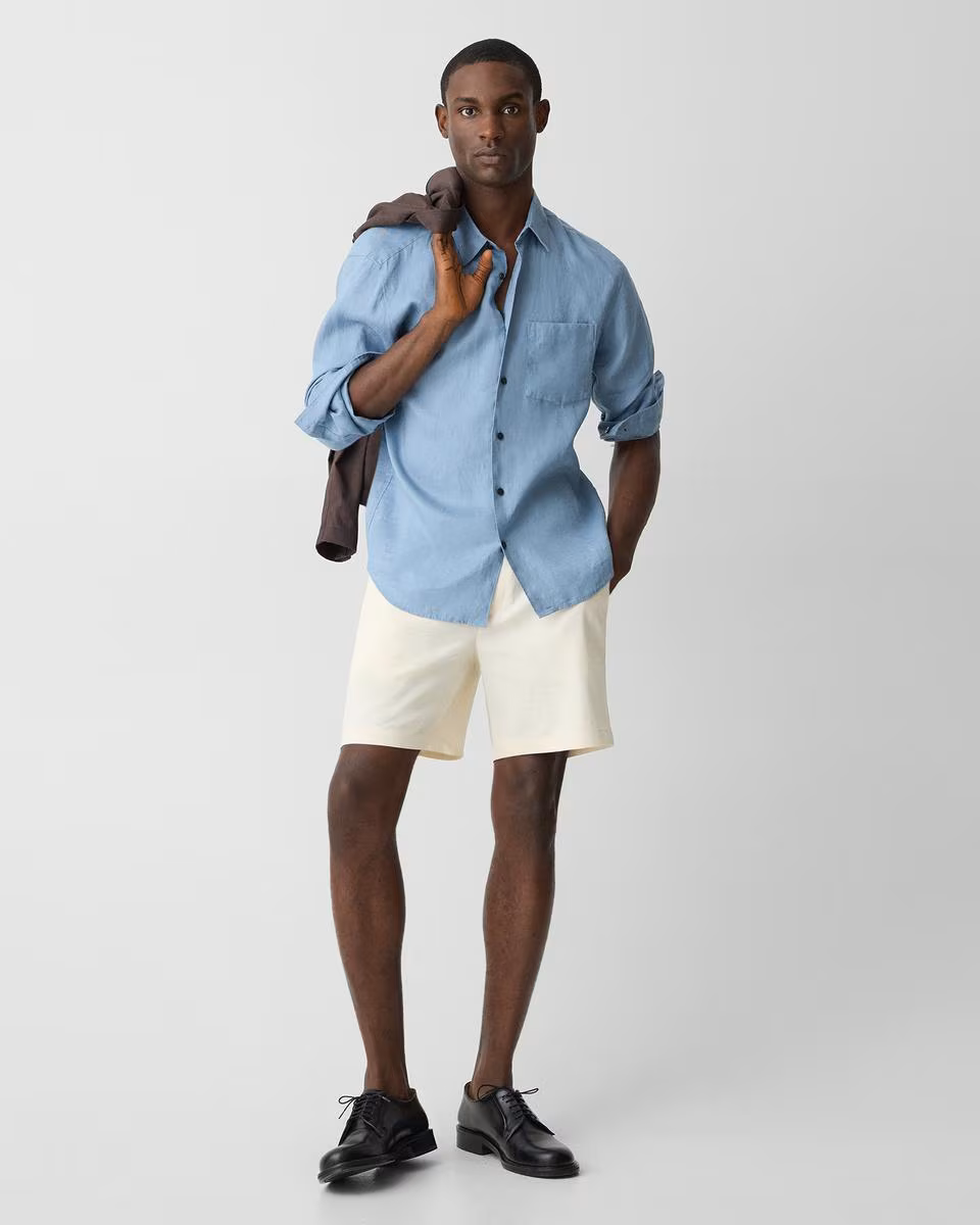 Curtis Drawstring Short in Good Linen