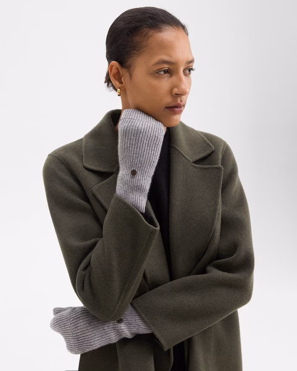 Fold-Back Gloves in Cashmere