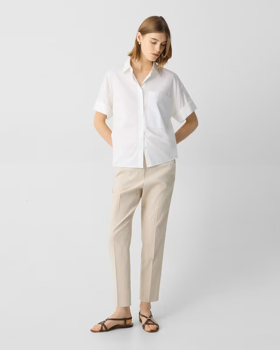 Treeca Pull-On Pant in Good Linen