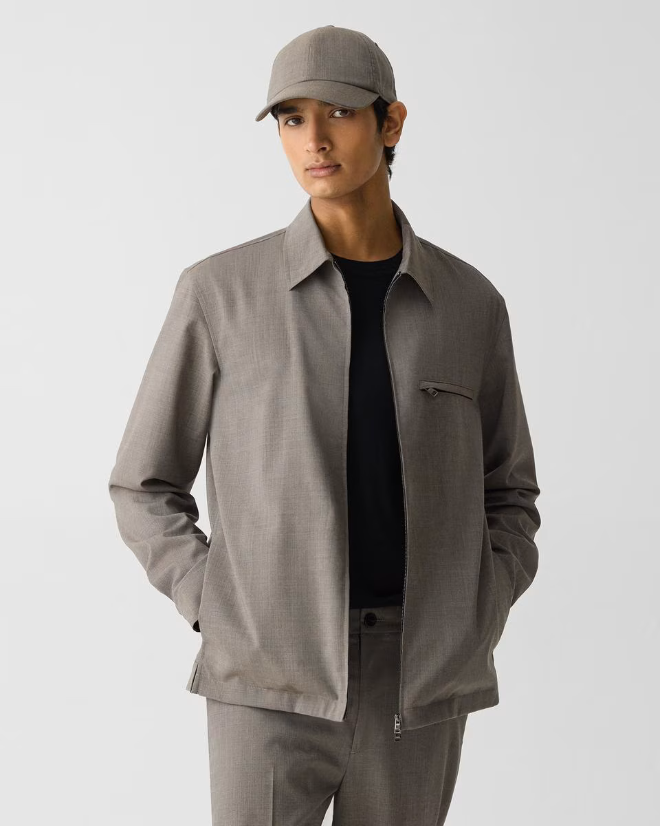 Shirt Jacket in Motion Wool