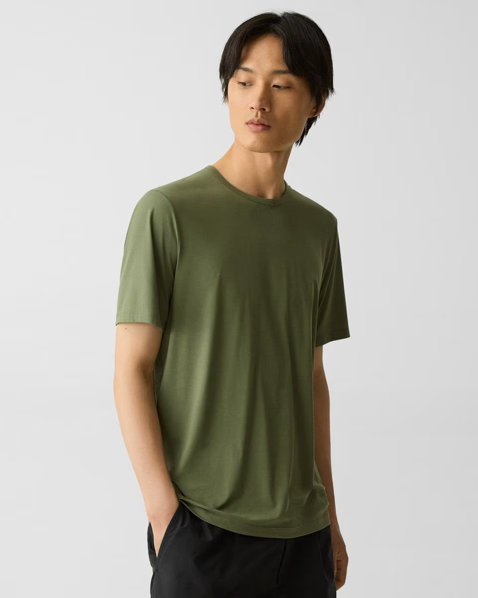 Crewneck Tee in Perform Jersey