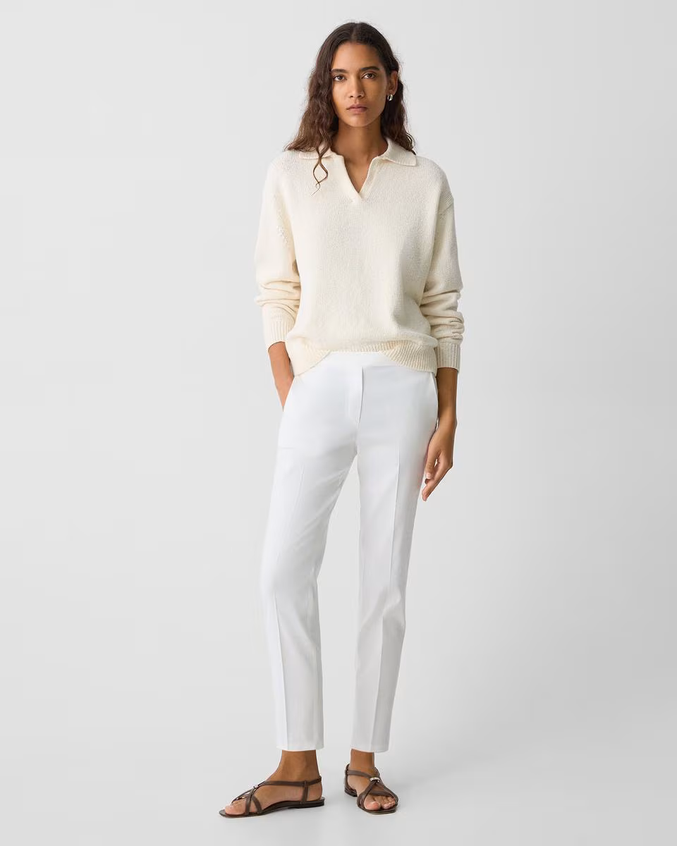 Treeca Pull-On Pant in Good Linen