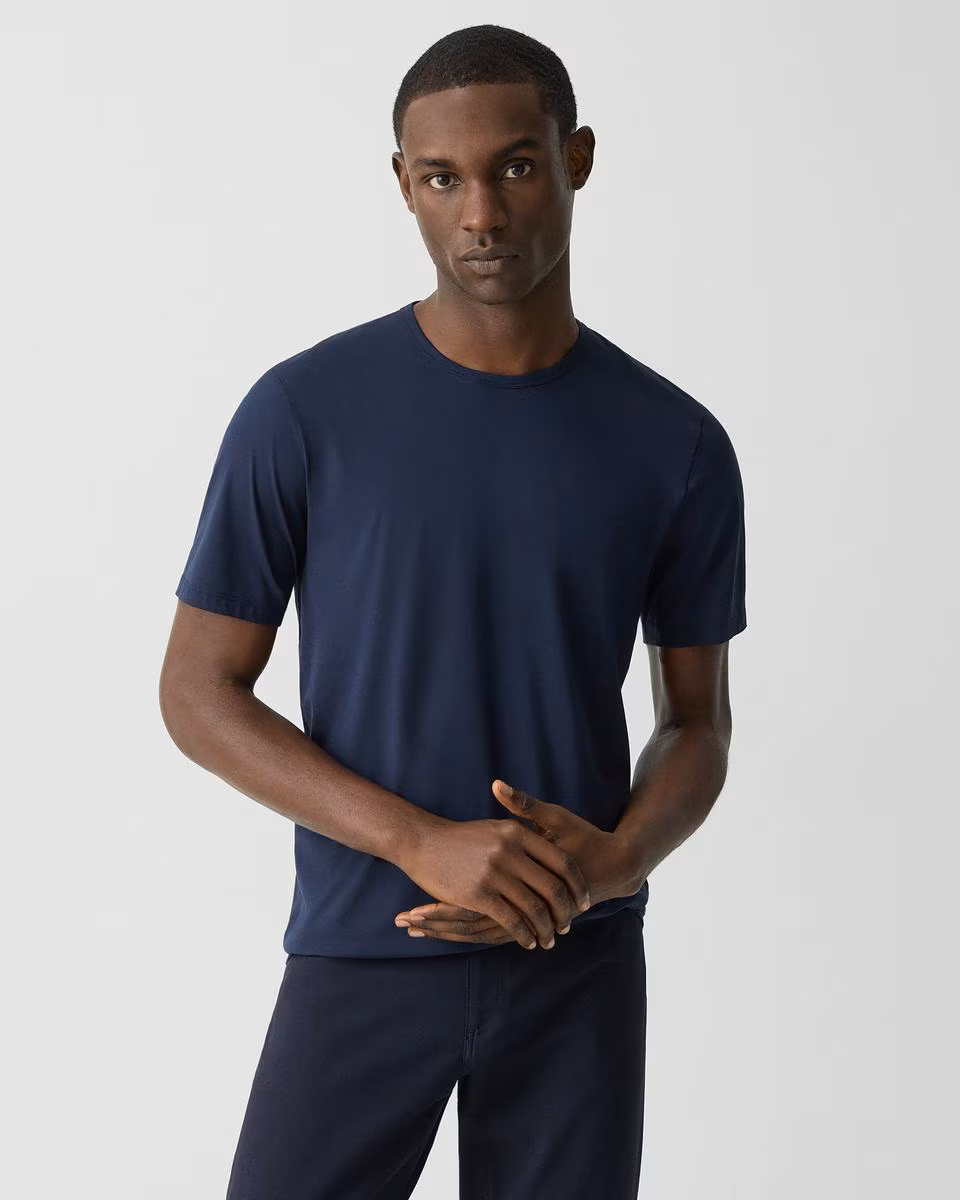 Crewneck Tee in Perform Jersey