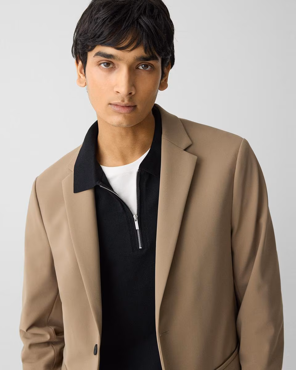 Clinton Blazer in Precision Ponte